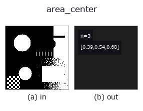 area_center: input → output
