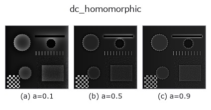dc_homomorphic: knob a sweep