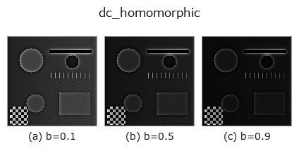 dc_homomorphic: knob b sweep