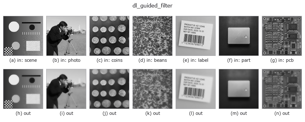 dl_guided_filter: other inputs