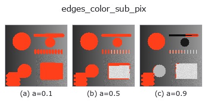 edges_color_sub_pix: knob a sweep