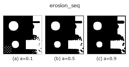 erosion_seq: knob a sweep
