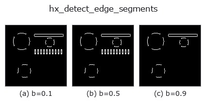 hx_detect_edge_segments: knob b sweep