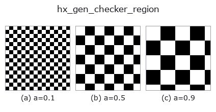 hx_gen_checker_region: knob a sweep