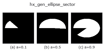 hx_gen_ellipse_sector: knob a sweep