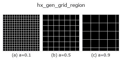 hx_gen_grid_region: knob a sweep