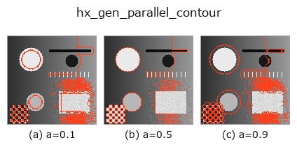 hx_gen_parallel_contour: knob a sweep