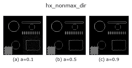 hx_nonmax_dir: knob a sweep
