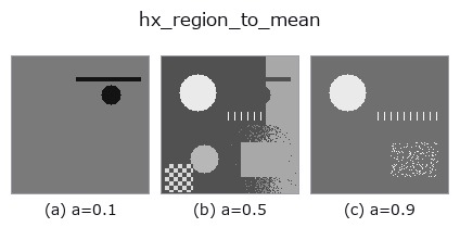hx_region_to_mean: knob a sweep