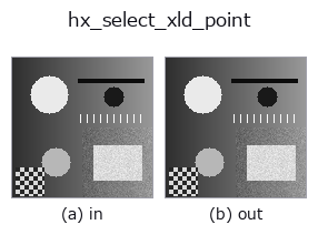 hx_select_xld_point: input → output