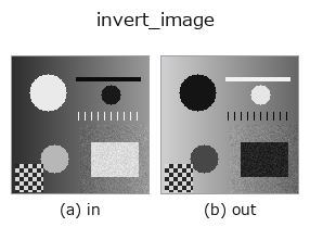 invert_image: input → output
