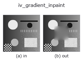 iv_gradient_inpaint: input → output
