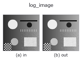 log_image: input → output