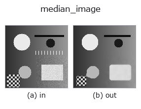 median_image: input → output