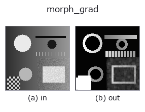 morph_grad: input → output
