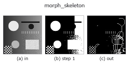 morph_skeleton: stages