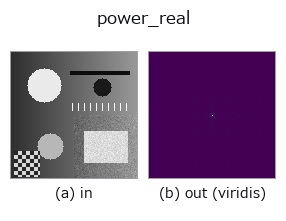 power_real: input → output