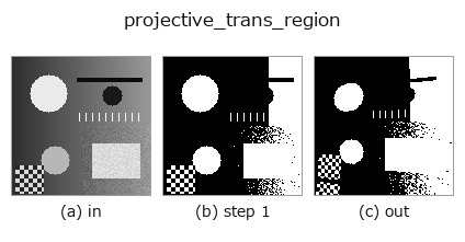 projective_trans_region: stages