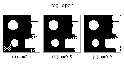 reg_open: knob a sweep