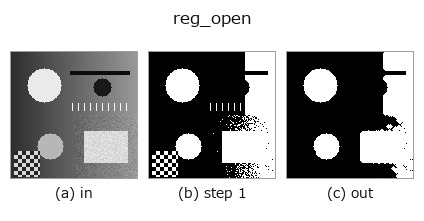 reg_open: stages