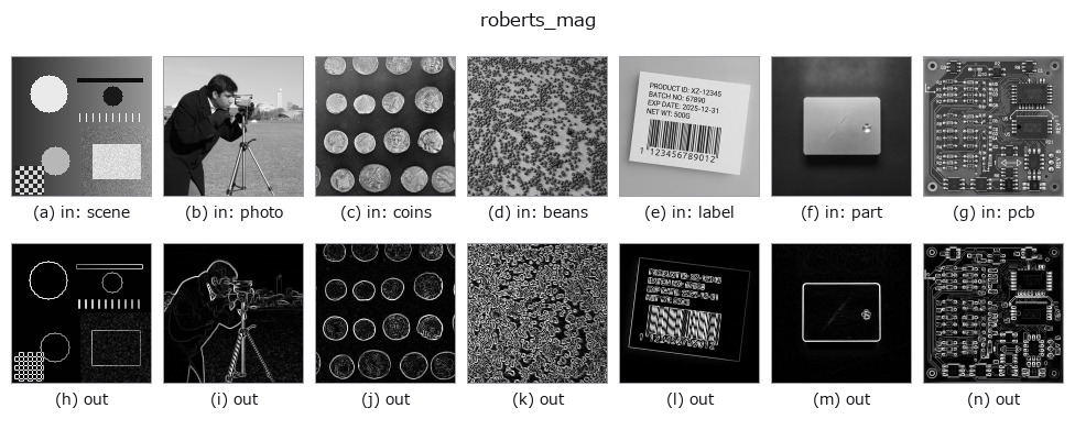 roberts_mag: other inputs
