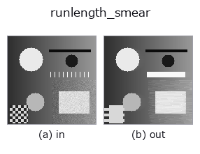 runlength_smear: input → output