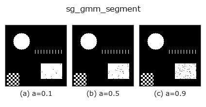 sg_gmm_segment: knob a sweep