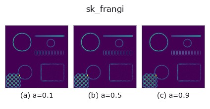 sk_frangi: knob a sweep