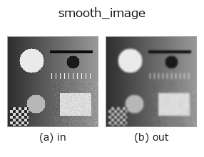 smooth_image: input → output