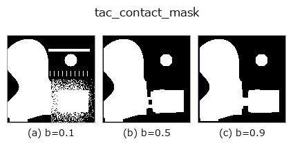 tac_contact_mask: knob b sweep
