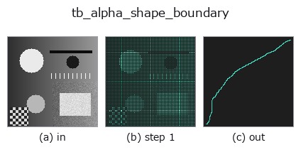 tb_alpha_shape_boundary: stages