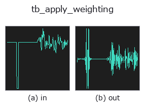 tb_apply_weighting: input → output