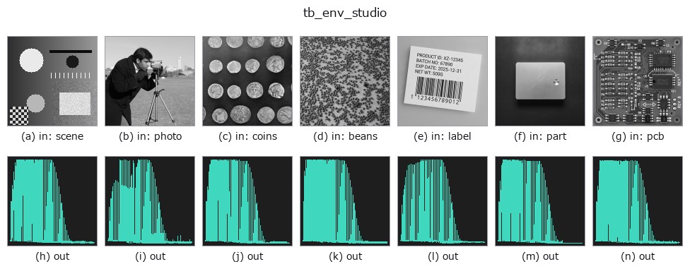 tb_env_studio: other inputs