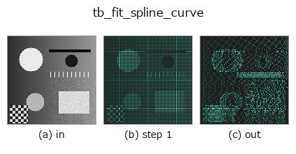 tb_fit_spline_curve: stages