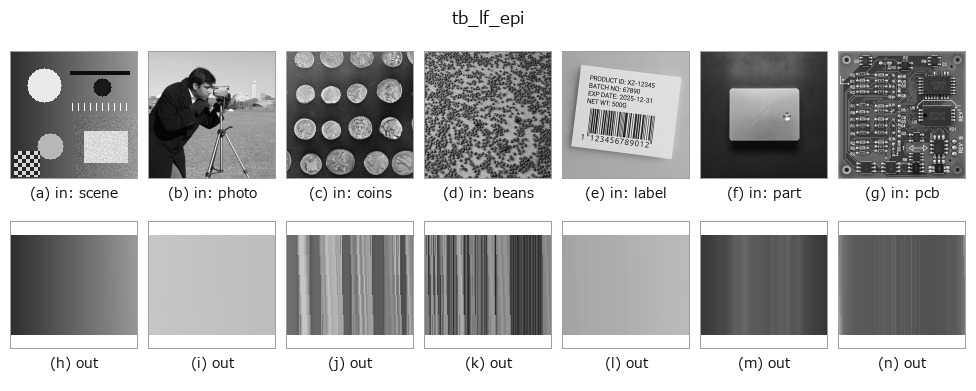 tb_lf_epi: other inputs