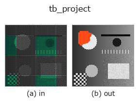 tb_project: input → output