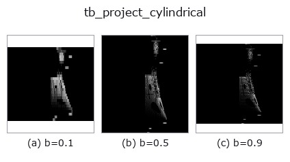 tb_project_cylindrical: knob b sweep