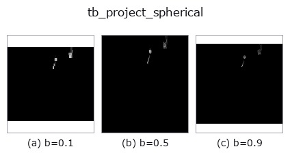 tb_project_spherical: knob b sweep
