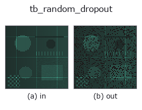 tb_random_dropout: input → output