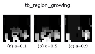 tb_region_growing: knob a sweep