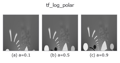 tf_log_polar: knob a sweep