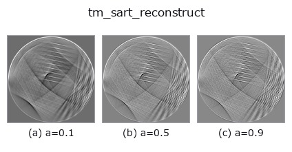 tm_sart_reconstruct: knob a sweep