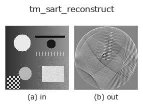 tm_sart_reconstruct: input → output