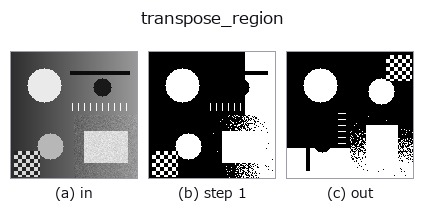 transpose_region: stages