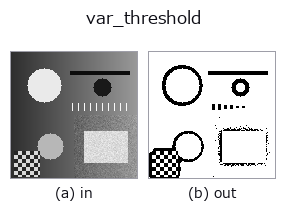var_threshold: input → output