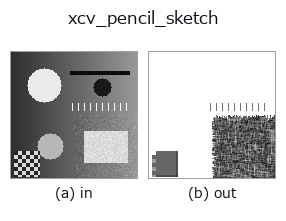xcv_pencil_sketch: input → output