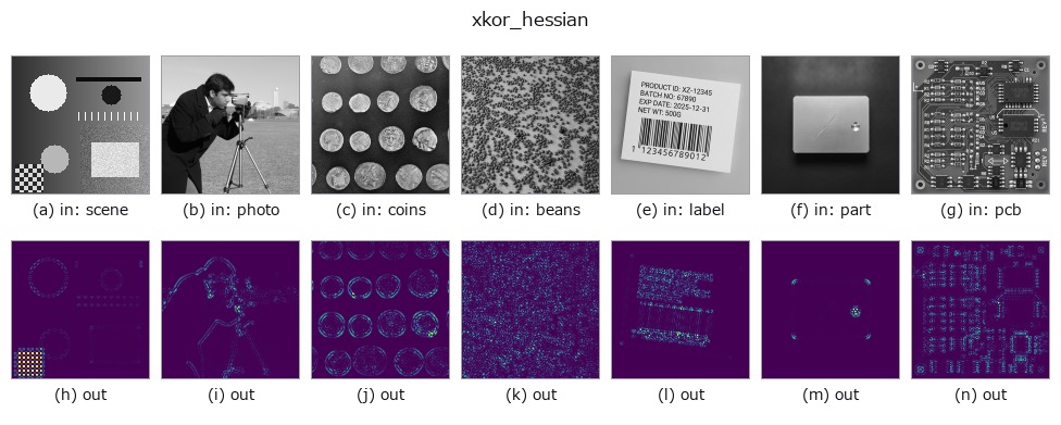 xkor_hessian: other inputs