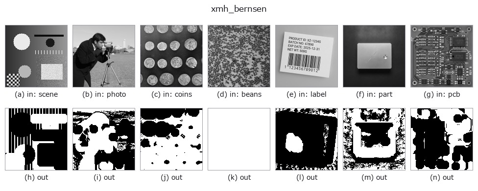 xmh_bernsen: other inputs