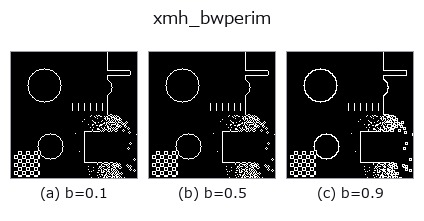 xmh_bwperim: knob b sweep