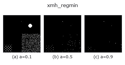 xmh_regmin: knob a sweep